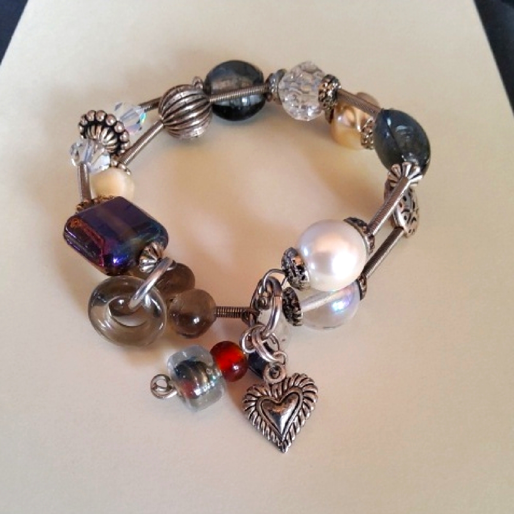 Vintage Treska Memory Wire Bracelet